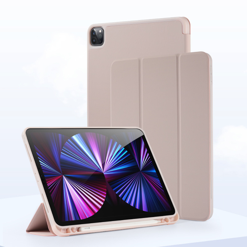 iPad 新型に適したサイドステッカー 70% off スタックタブレットスタンド保護ケース、ペンスロット付きシリコンソフトボトム保護ケース|undefined