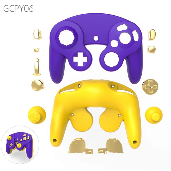 Purple and yellow mixed-a full set
