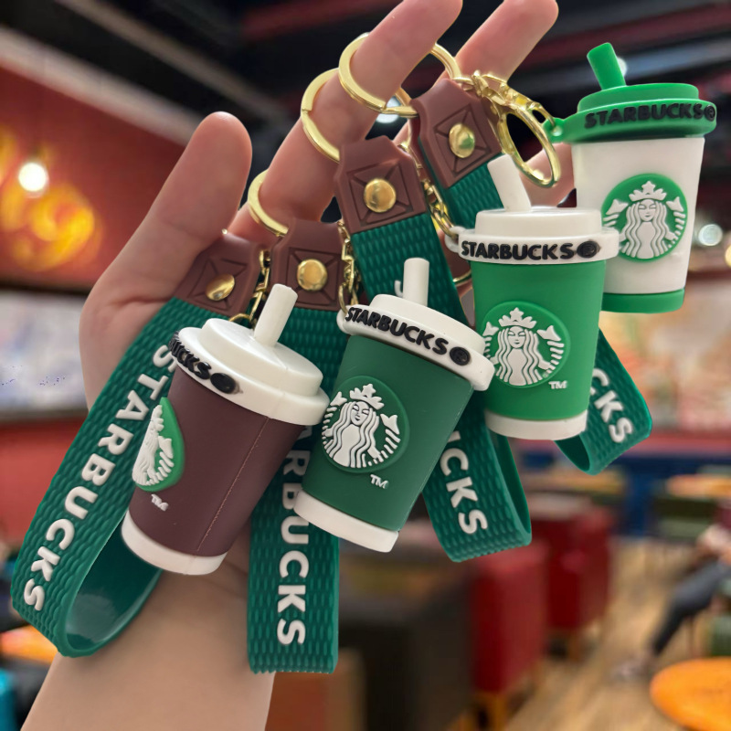 Cross-Border Starbucks Cup Keychain Cartoon Exquisite Car Keychain Milk Tea Cup Student Bag Pendant Wholesale Cross-Border Starbucks Cup Keychain Cartoon Exquisite Car Keychain Milk Tea Cup Student Bag Pendant Wholesale