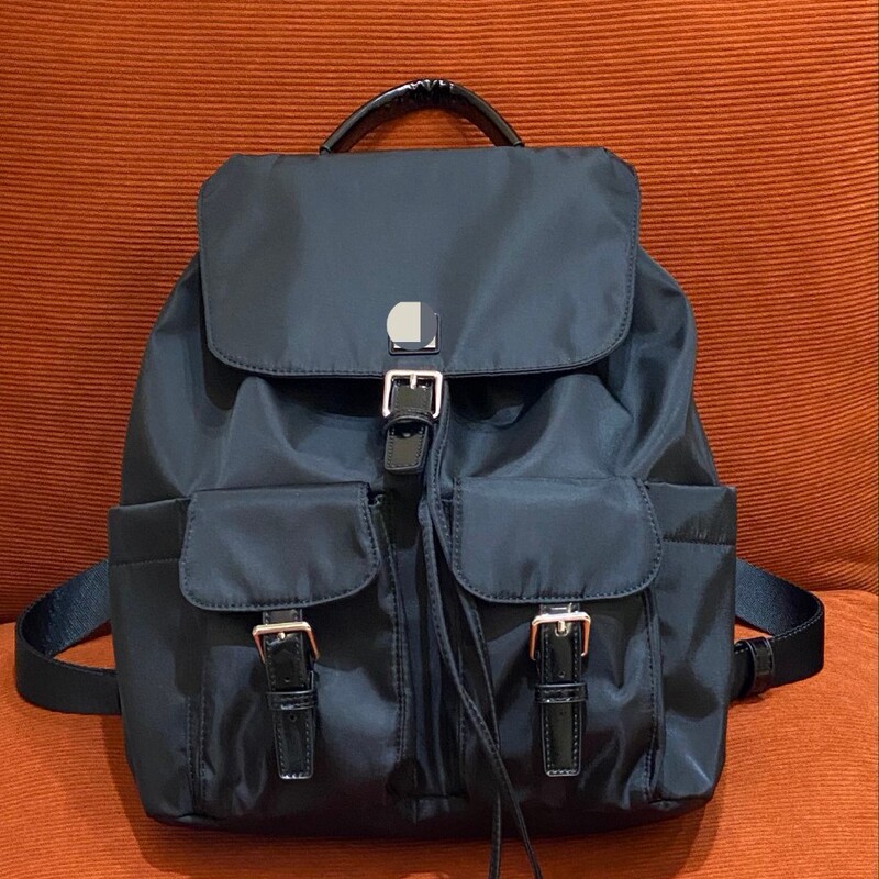 European and American Parachute Backpack Nylon Waterproof Preppy Style Travel Tb Casual Backpack Magnetic Buckle Flip Drawstring Cross-Border European and American Parachute Backpack Nylon Waterproof Preppy Style Travel Tb Casual Backpack Magnetic Buckle Flip Drawstring Cross-Border