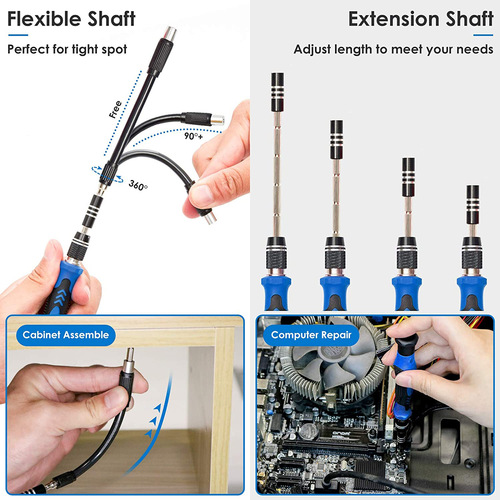142-in-1 screwdriver set cross plum blossom triangle screwdriver special-shaped multi-function screwdriver U-shaped Y-shaped
