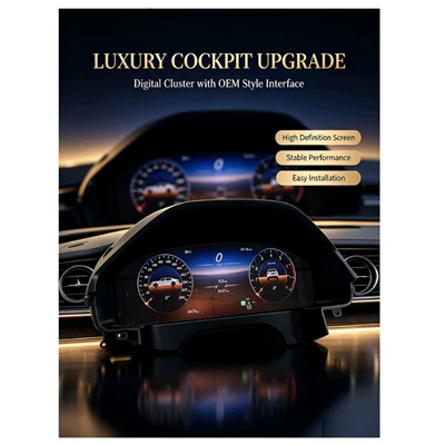 Mercedes-Benz E-Class W212/Ntg4.0/4.5 üçün 12.3 düym tam LCD panel Plug and Play