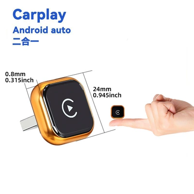adapter supports plug-and-play with — Simsiz CarPlay və Android Auto