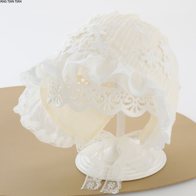 Beige, flowered, with embroidery, princess style