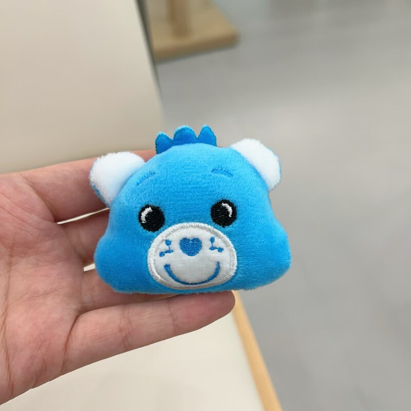 卡通毛绒钥匙扣挂件配饰diy手工服饰拖鞋包包饰品胸针配件半成品|undefined