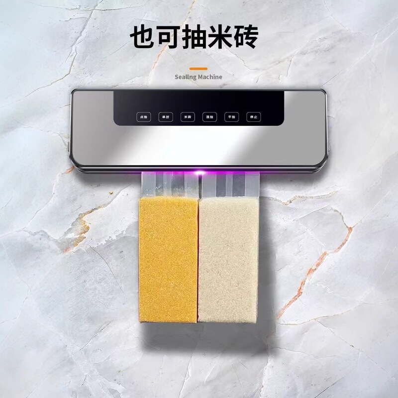 跨境真空封口机家用食品保鲜机代发全小型自动干湿两用真空包装机|undefined