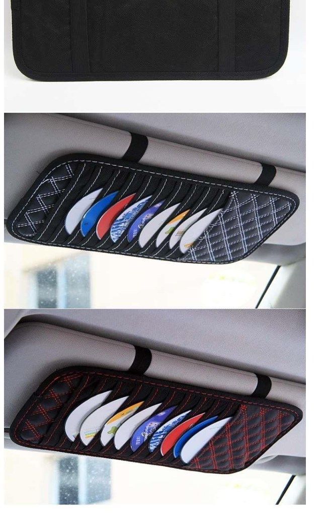 Car CD Plate Sun Visor Storage Bag Multi-function Disc Package 10-Disc