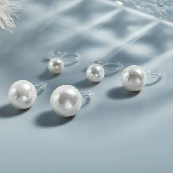 High-End Design, Simple Style, Pierced Earrings, Pearl Earrings, Lazy Ear Clips, U-Shaped Pearl Earrings, Jewelry