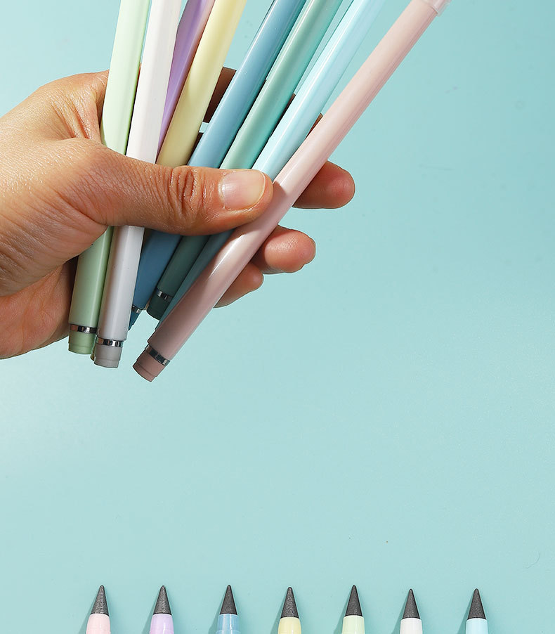 黑科技永恒铅笔免削可擦不易断铅写不完无墨素描写字正姿学生铅笔详情17