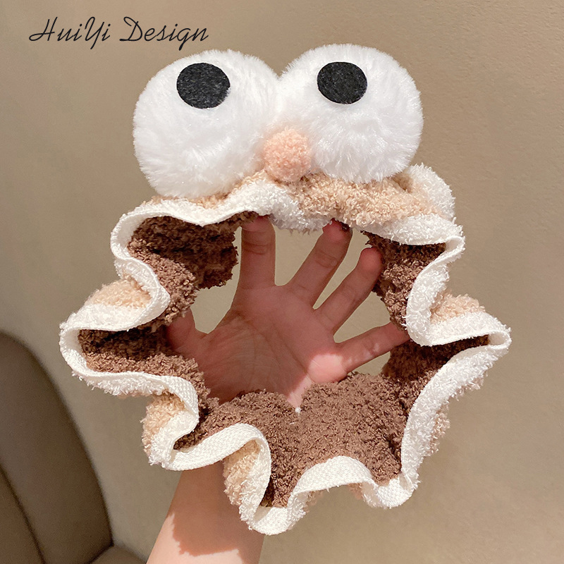 咖色大眼睛发带