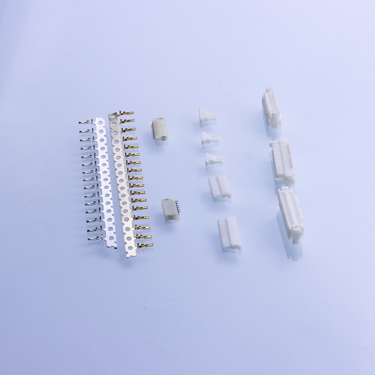 替代JST SHLP1.0mm 超薄两边带扣 LED背光电路 SHL1.0超薄胶壳