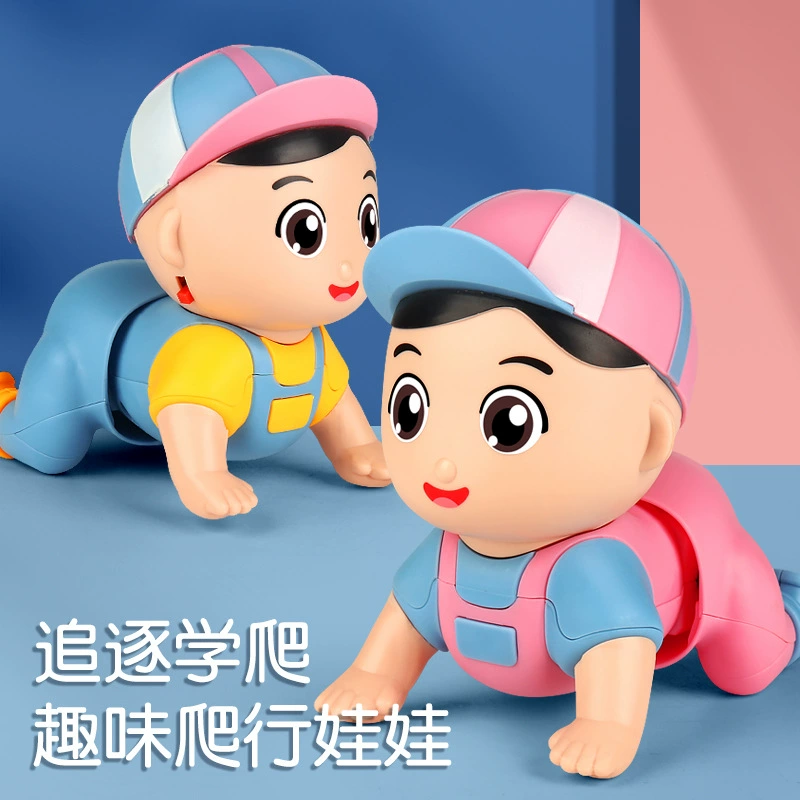 Электрическая легкая музыкальная игрушка для малышей для ползания, новая коллекция, детское образование и воспитание, раннее образование