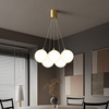 LED modern and minimalistic lights for living room, Scandinavian copper ceiling lamp, 2021 collection