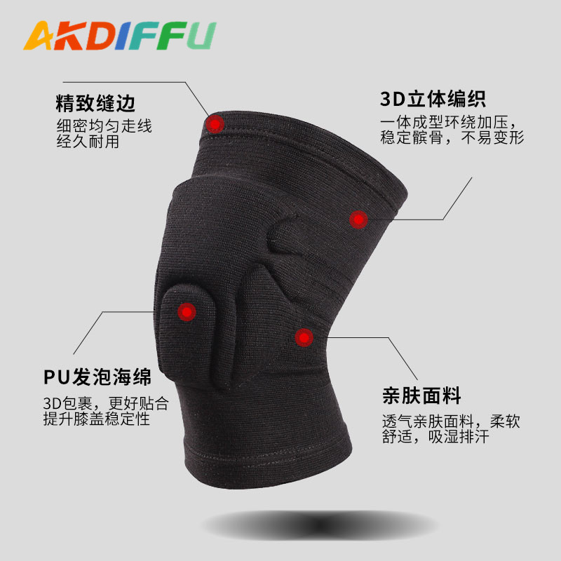 Deportes rótula arrodillado danza rótula EVA engrosada rótula de voleibol deportes engrosada anti-colisión rodilla de protección de la rótula