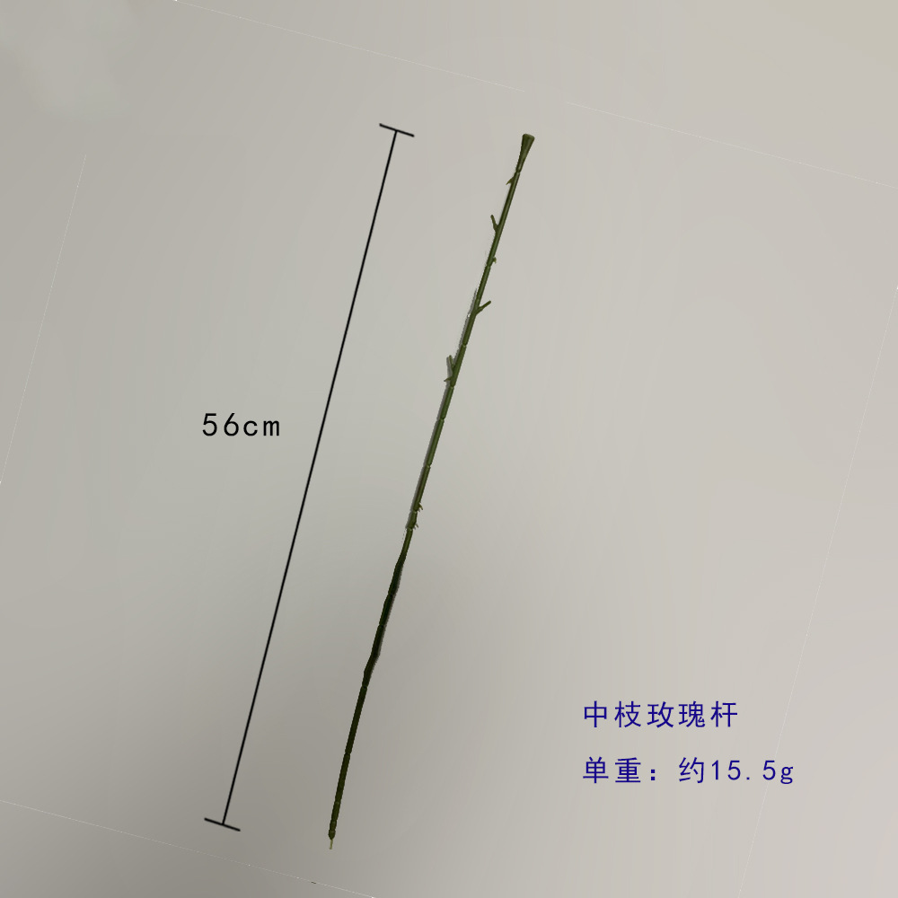 Malla de alambre de simulación Varilla de flor de rosa Varilla de flor de jabón de una sola rama Material hecho a mano Varilla de flor de alambre Fábrica de varilla de flor falsa al por mayor