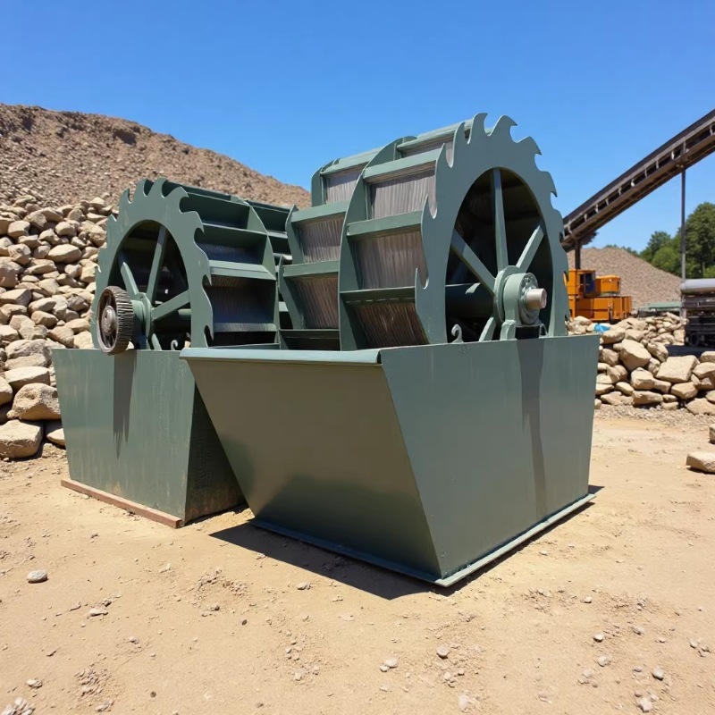 供应洗沙机 批发轮斗淘沙机 河沙冲洗机 水轮洗沙机 三斗洗砂设备