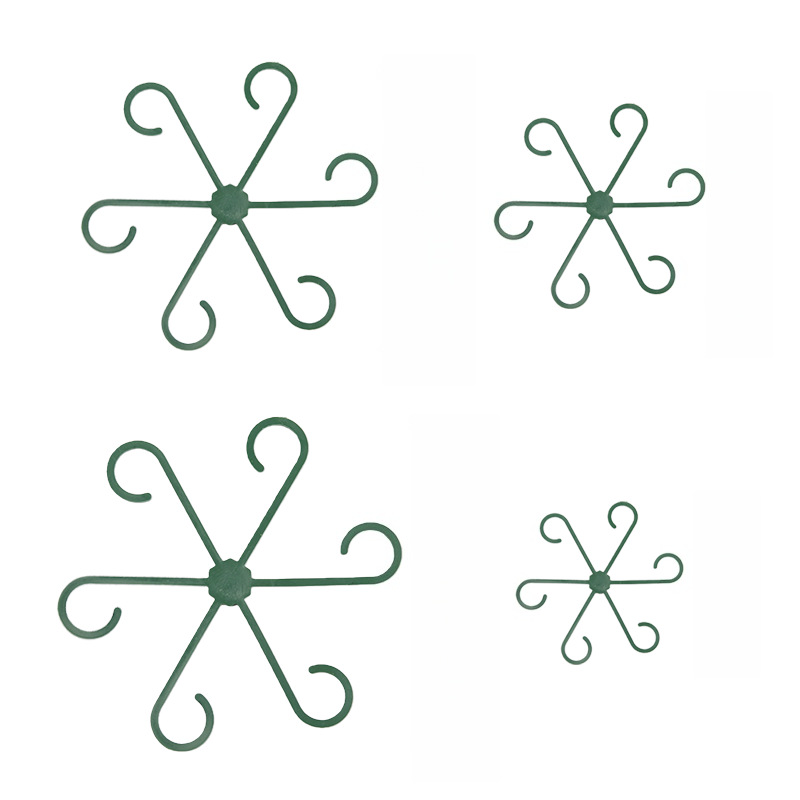 Soporte de tallo de planta de bambú de tortuga de espalda de tortuga marco de soporte plegable auxiliar rama marco de soporte de flores de jardinería