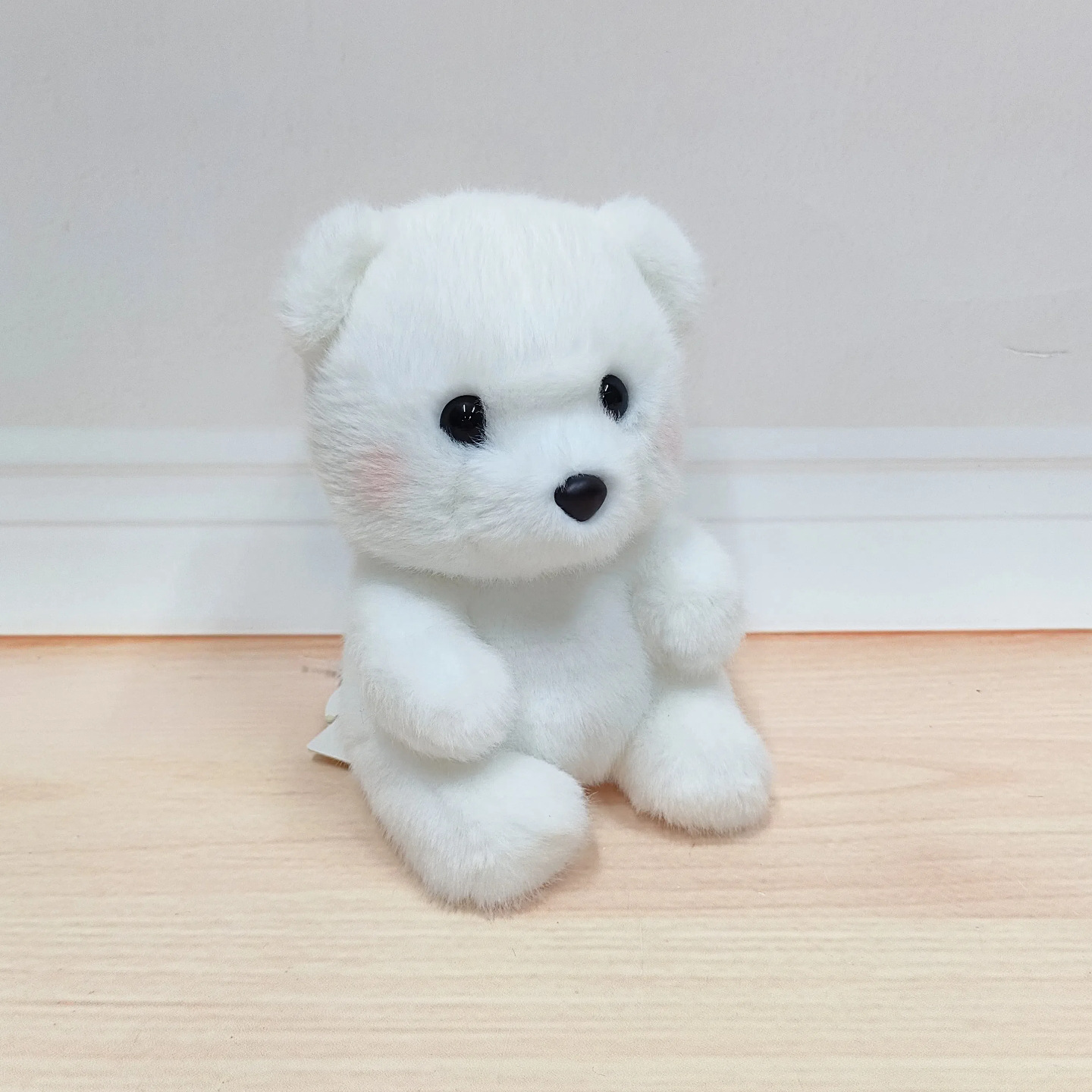 Descomprima la bolsa de frijoles del tesoro en la palma de la mano, muñeca pequeña, mesa con panda, peluche, muñeca de mapache suave, juguete para niños