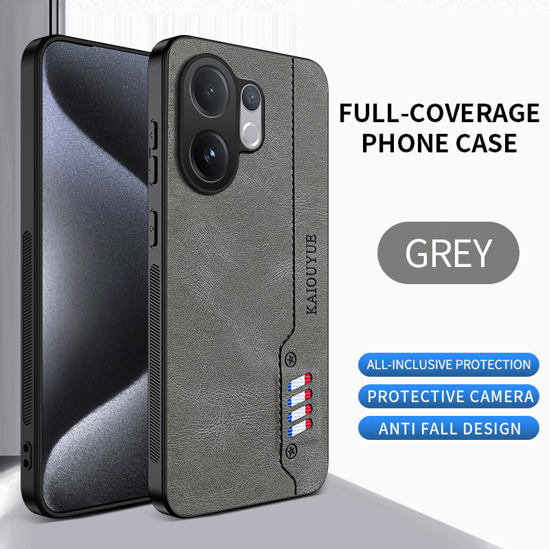 适用vivoV60手机壳彩带肤感皮纹软壳Y400国外版防摔保护套纳帕纹|undefined