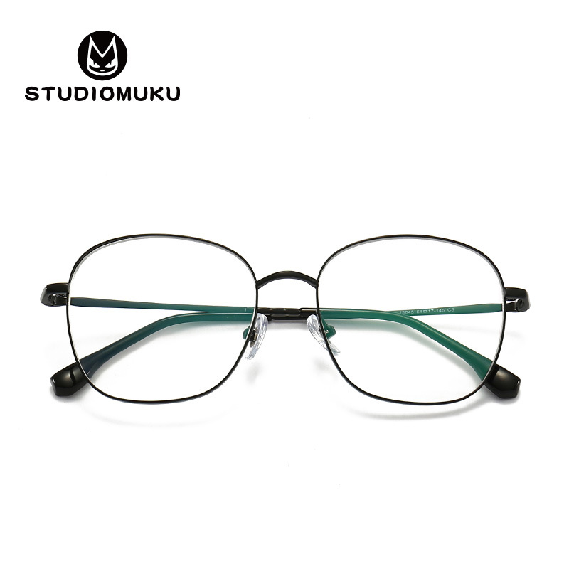 STUDIOMUKU mu gafas frescas melancolía y gafas artísticas exquisito marco redondo vintage gafas de desgaste