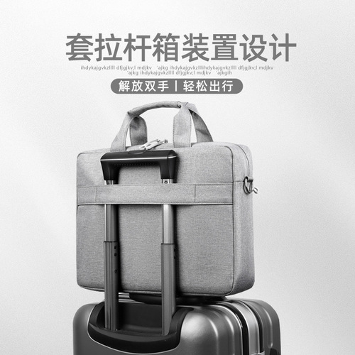 Notebook Laptop Bag Business Large Capacity Crossbody Briefcase 15.6-inch Air Bag Thickened Shockproof Liner Bag