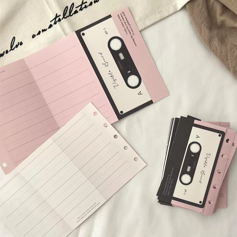 Magnetic Tape 70% off M5 Loose-Leaf Paper Refill 5-Hole Inner Pages High-Quality Notebook Material Personalized Notepad Message Book Magnetic Tape 70% off M5 Loose-Leaf Paper Refill 5-Hole Inner Pages High-Quality Notebook Material Personalized Notepad Message Book