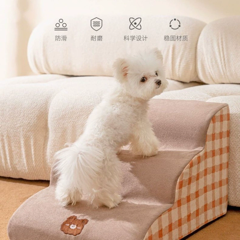 Домашние ступеньки у кровати для животных и лестница для щенков Teddydog, подъемная лестница для кошек и собак, вверх и вниз от кровати dog Zhao Zhizheng