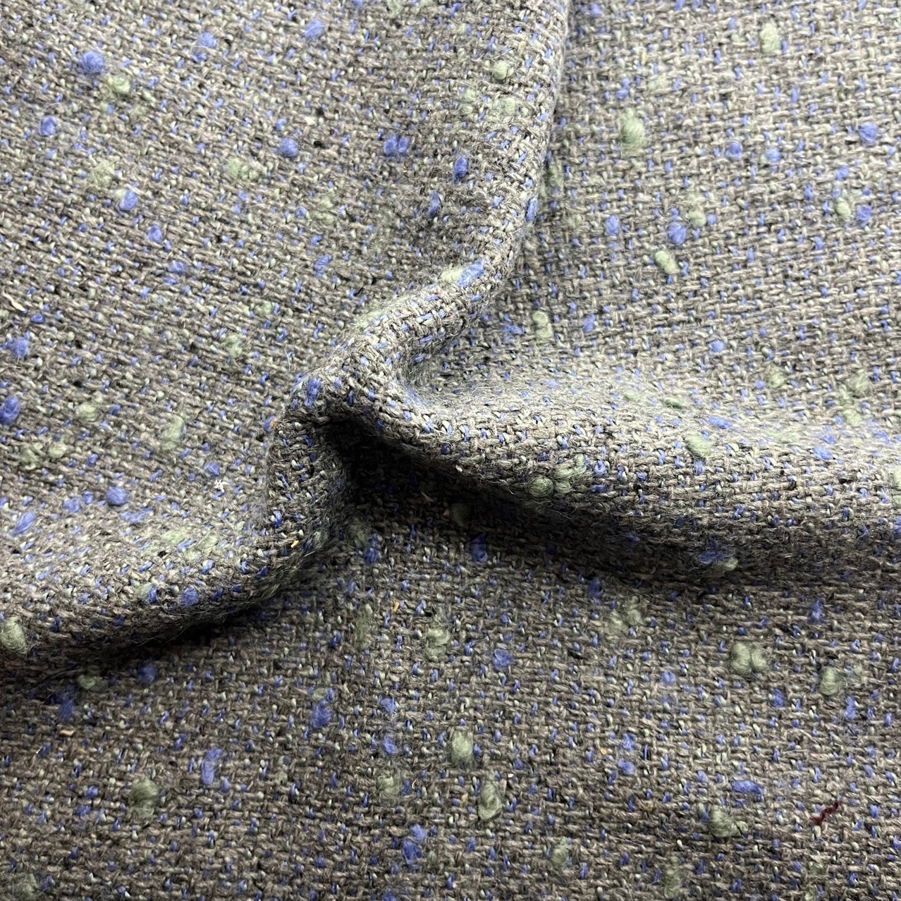 Blue woven cloth