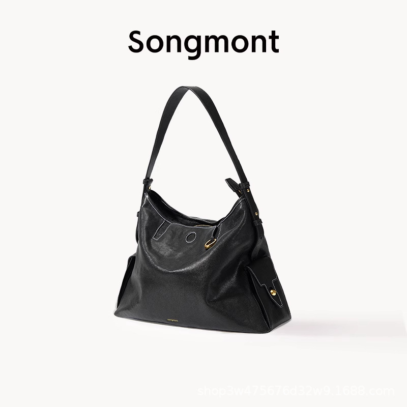 【ジャン・チーミンと同じスタイル】Songmont 山下裕松 トラベルホーボーバッグ 大容量 クロスボディ パソコンバッグ|undefined