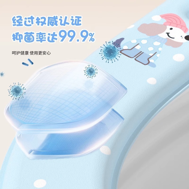 防水家用马桶垫EVA免洗加厚坐垫水洗粘贴四季座圈厕所通用印花款|undefined
