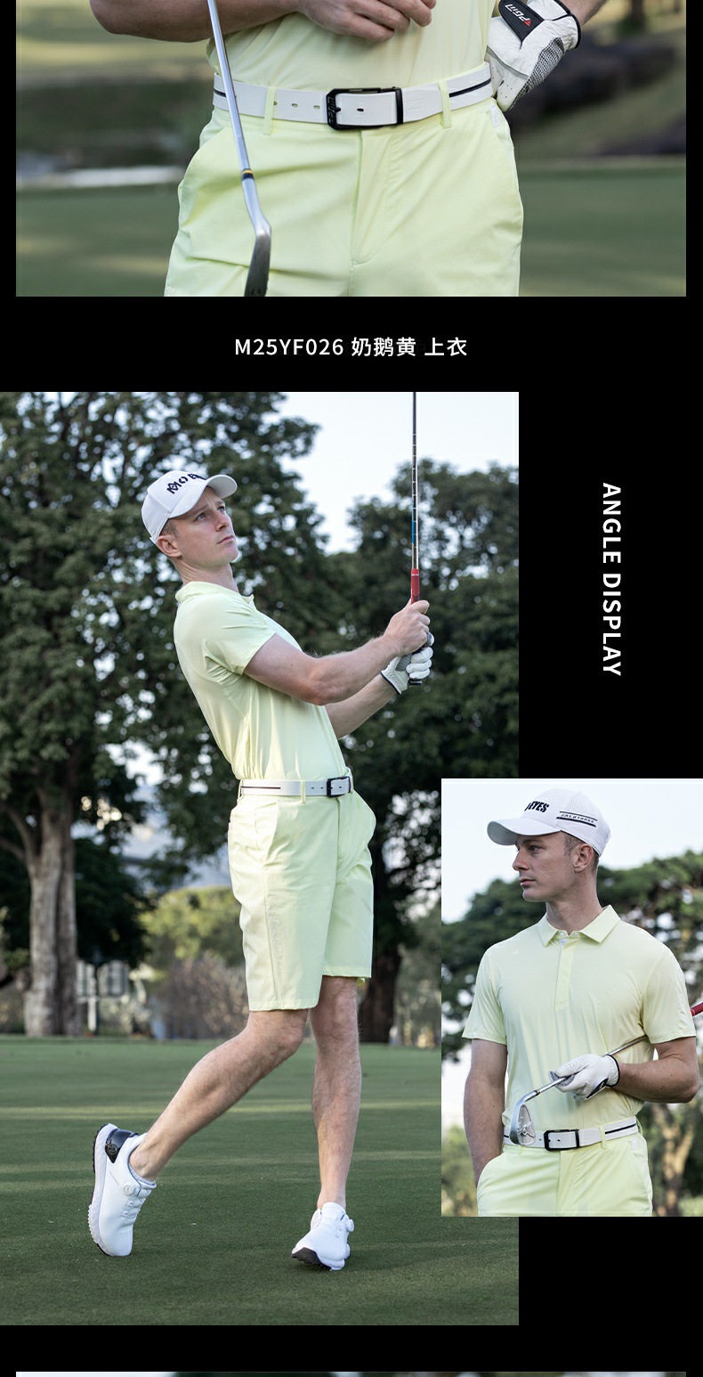 Áo polo nam tay ngắn MO EYES Magic Eyes thoáng khí, co giãn cao, cảm ứng lạnh — Áo màu vàng ngỗng sữa [lưới thoáng khí/mềm và đàn hồi cao/cảm ứng lạnh] M25YF026, Áo màu xám hiện đại [lưới thoáng khí/đàn hồi cao mềm mại/cảm ứng lạnh] M25YF026, Áo trắng [lưới thoáng khí/mềm co giãn cao/cảm ứng lạnh] M25YF026 chi tiết 17