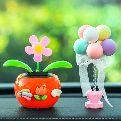 Ornaments Solar Summer Car Interior Car ornaments