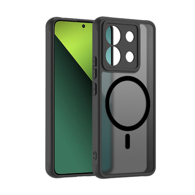 肤感磁吸壳适用Redmi 红米note14 4G欧版手机壳半透14C硬壳TPU+PC
