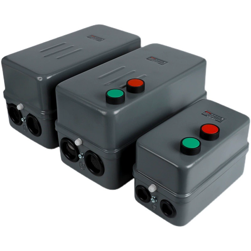 Delixi Magnetic soft starter, electromagnetic motor, button, 380V