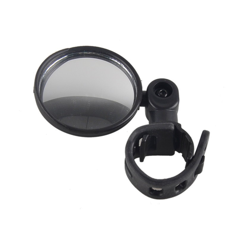 Espejo retrovisor de la bicicleta gran angular espejo convexo reflector bicicleta de montaña espejo retrovisor mango de silicona espejo retrovisor
