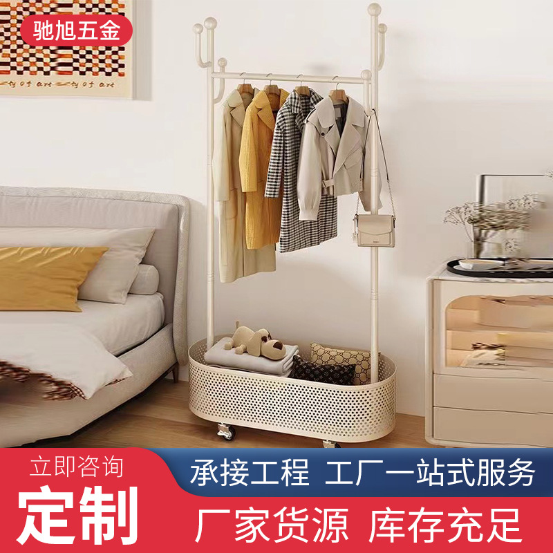 Cactus Hanger with Wheel Floor Bedroom Hanger Mobile Multi-functional Household Clothes Simple Light Luxury Coat Rack