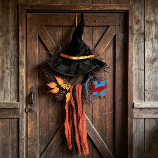 �羳�¿�Ů��ñ��Ȧ�z�����h�f�}���b��Halloween Wreath