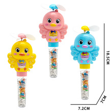 创意糖果棒蜂鸟风扇糖玩玩具儿童零食好吃好玩压片糖货源厂家批发