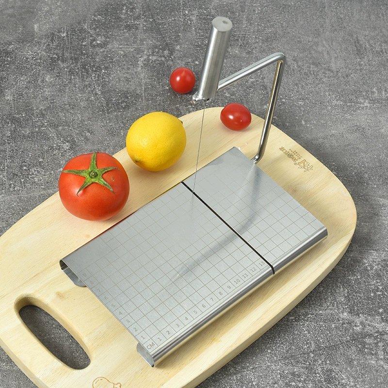 Нержавеющая сталь сыр для резки домашнего приготовления с шкалой