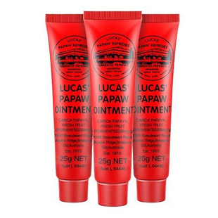 The new version of Australian natural papaya cream 25g lip balm moisturizing lip film universal cream to repair cut sunburn