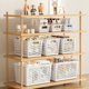 Storage Basket Snack Toy Household Storage Box Plastic Storage Basket Kitchen Sundries Arrangement Basket Dormitory Storage Box