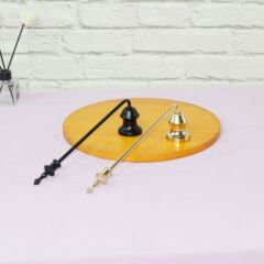 マルチカラーメタルロングハンドルキャンドルツールアロマキャンドル消火器北欧芯カバー消火器ツール