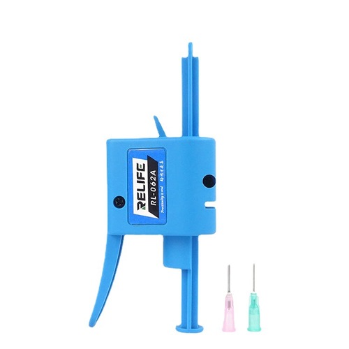 RL-062A Manual Gluing Gun 10CC Mobile Repair Mainboard Solder Oil Syringe Booster Solder Paste Syringe Push Rod