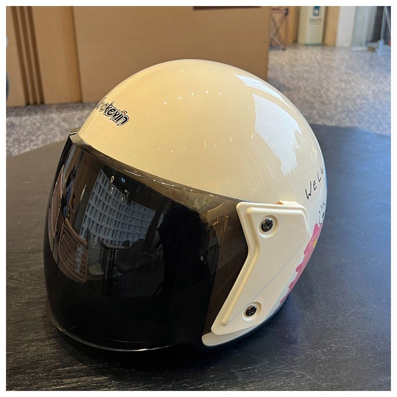 Winter 3C Certified Electric Motorcycle Helmet Cute Scooter Safety Warm