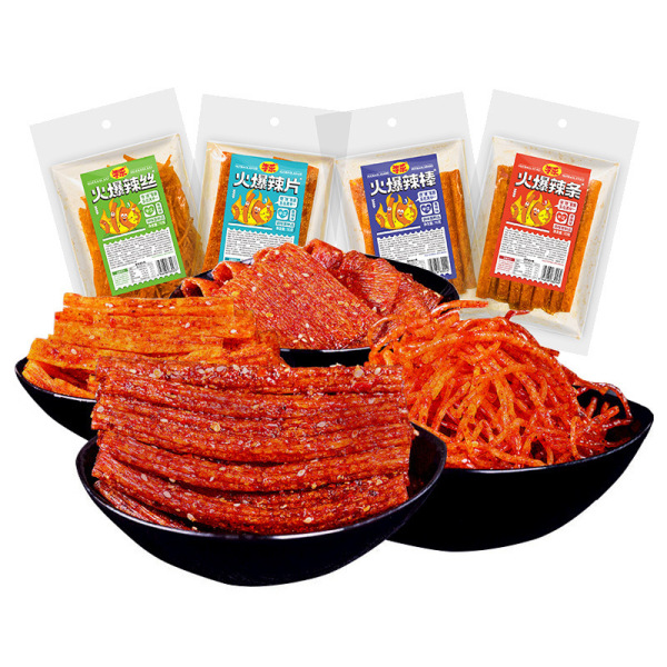 Spicy snacks Internet celebrity spicy strips hot spicy slices spicy…