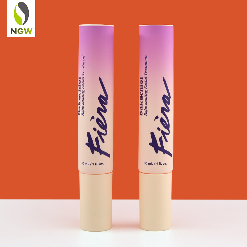 30ml pe塑料化妆品尖嘴软管渐变隔离bb霜包装管护肤品精华软管