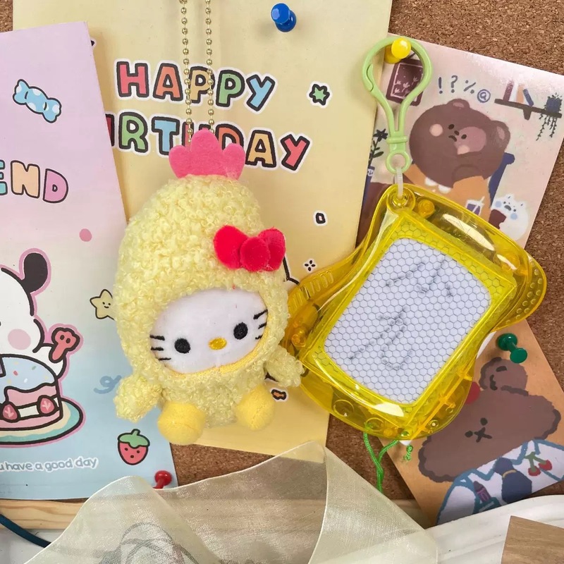 かわいいアニメハワイ水泳圏Kittyぬいぐるみストラップkt猫かばん掛けキーホルダープレゼント|undefined