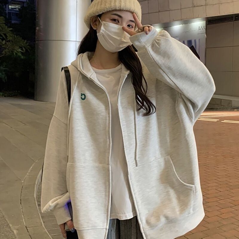 韓国のカジュアルウェアの女装秋冬の新型oversizeはゆったりしています。|undefined
