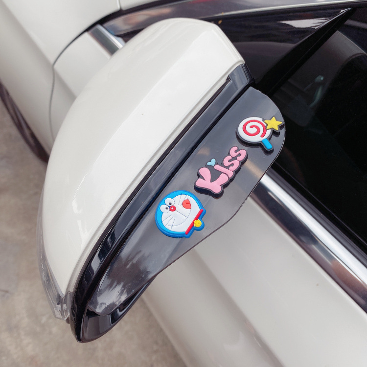 車のバックミラーの雨よけ防止キャラクターの雨よけガラスのバックミラーのミラーのバックミラーのバックミラーの雨よけの車の雨板|undefined