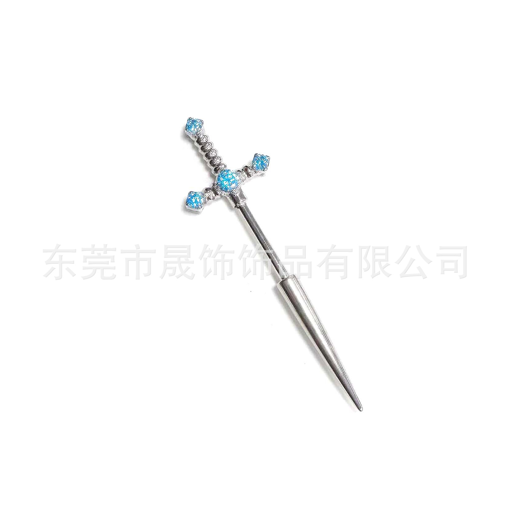 F136 Titanium Alloy 圣剑 Ear Stud Studded 5A Cubic Zirconia Tragus 钉恶魔钉G23 Titanium Internal Thread Piercing Jewelry